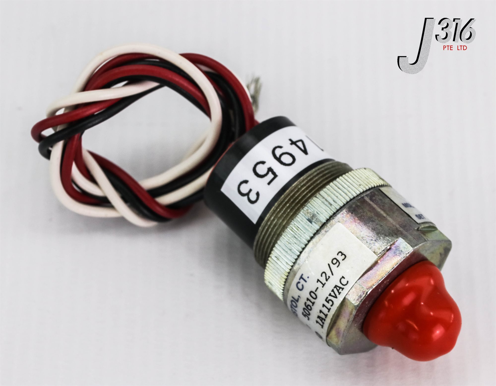 14953 WHITMAN CTRLS ZINC DIECAST BODY PR SWITCH 145 PSIG P119G-25H